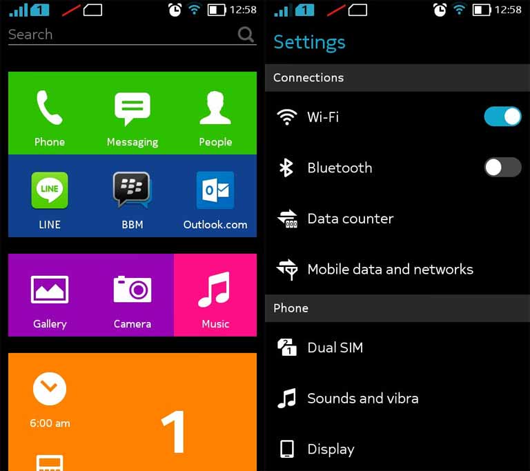 Screenshot Nokia X A706